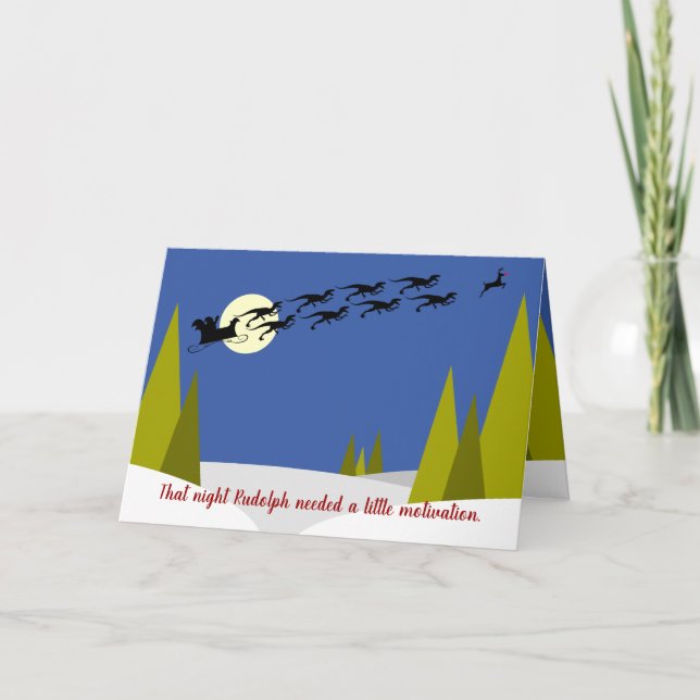 Tarjeta Festiva Persigue tu espíritu (Anverso)