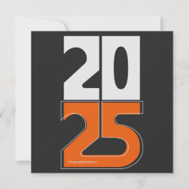 Tarjeta Festiva Persiguiendo sueños en 2025