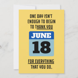 TARJETA FESTIVA PERSONALIZA GRACIAS PARA HOMBRE 