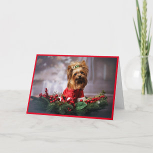 Tarjeta Festiva Personaliza la carga de fotos de mascotas Un favor