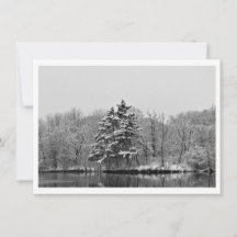 Personaliza Winter Evergreen en Blanco y Negro