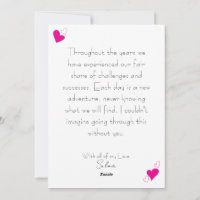 Personalizable Corazón y Zig Zag Romántico Persona