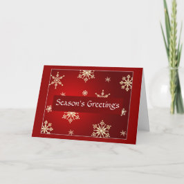 Tarjeta Festiva Personalizable de saludos de temporada