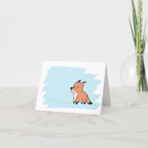 Tarjeta Festiva Personalizable It Fookin Wimdy Fox