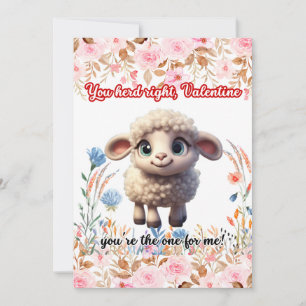 Tarjeta Festiva Personalizable Se guarda la valentina derecha