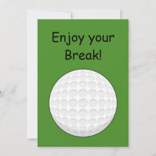 Tarjeta Festiva Personalización de bolas de golf