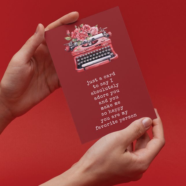 Tarjeta Festiva Personalización de la escritura floral de San Vale (Subido por el creador)