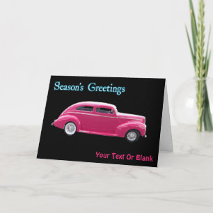 Tarjeta Festiva Personalizado 1940 Famoso americano Make Sedan