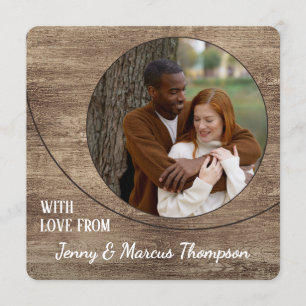 Tarjeta Festiva Personalizado Amor Por Una Feliz Festividad De Acc