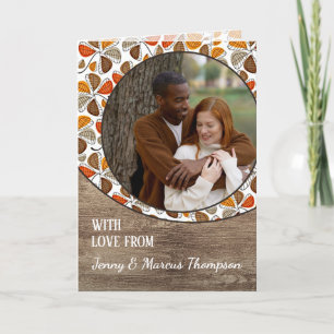 Tarjeta Festiva Personalizado Amor Por Una Feliz Festividad De Acc
