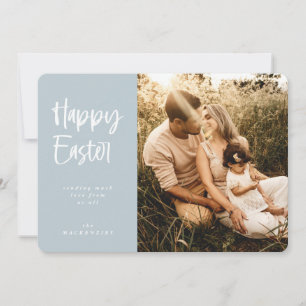Tarjeta Festiva Personalizado Color de escritura moderna Feliz fot