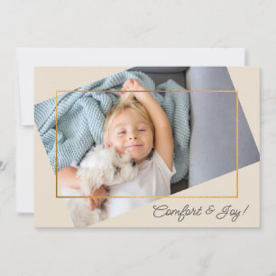 Tarjeta Festiva Personalizado , comodidad y Navidades de la alegrí