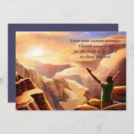 Tarjeta Festiva Personalizado de Bendiciones de Pascua saluda Pasc