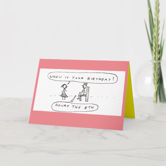 Tarjeta Festiva Personalizado de cumpleaños del rey real de Inglat (Anverso)