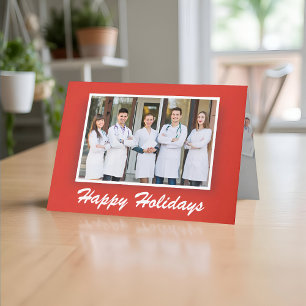Tarjeta Festiva Personalizado de Felices Fiestas   Corporativo