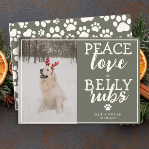 Tarjeta Festiva Personalizado de imágenes divertidas de perros. Fo