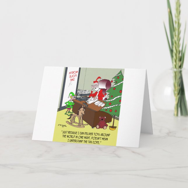 Tarjeta Festiva Personalizado de impuestos 9532 (Anverso)