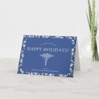Personalizado de la Oficina Médica Felices Fiestas