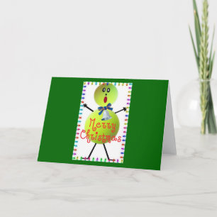 Tarjeta Festiva Personalizado de Navidades de tenis