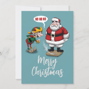 Tarjeta Festiva Personalizado de Navidades divertidos