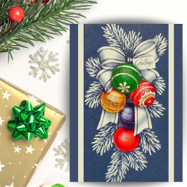 Tarjeta Festiva Personalizado de pulverización de ornamentos de Na