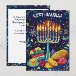 Tarjeta Festiva Personalizado de texto Festival de la Luz.