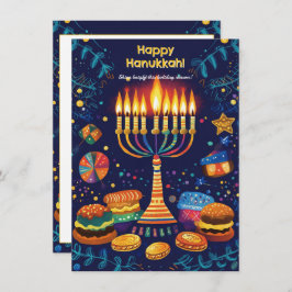 Tarjeta Festiva Personalizado de texto Festival de las Luces