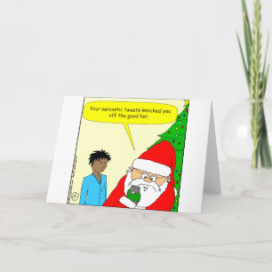 Tarjeta Festiva personalizado de tuits sarcásticos de x75