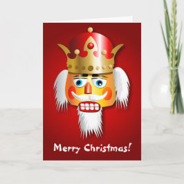 Tarjeta Festiva Personalizado de Xmas Nutcracker King