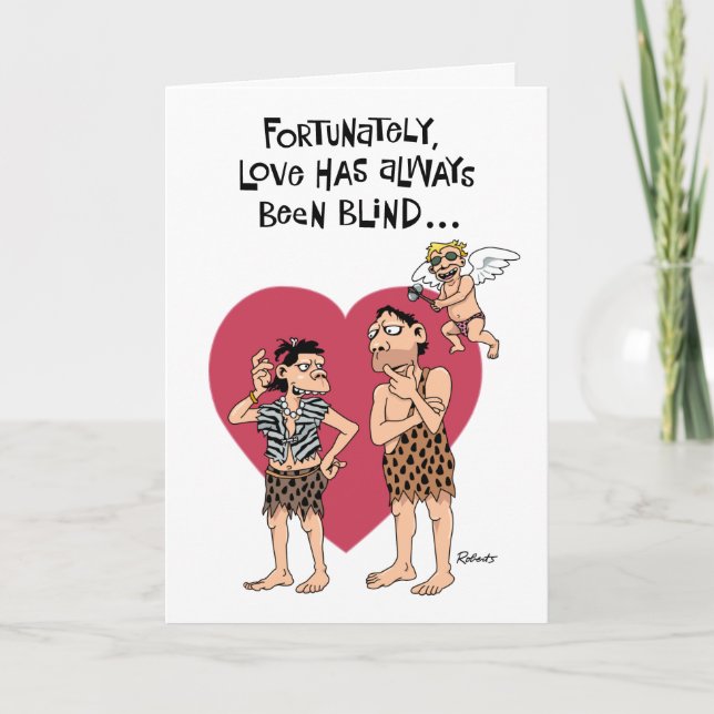 Tarjeta Festiva Personalizado divertida Valentine (Anverso)