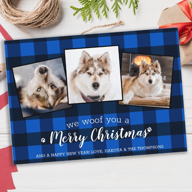 Tarjeta Festiva Personalizado Dog Lover 3 Mascota Foto Navidades d (Subido por el creador)