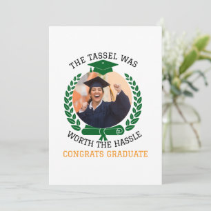 Tarjeta Festiva Personalizado El Tassel valía la pena la foto