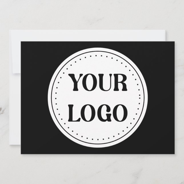 Tarjeta Festiva Personalizado, elegante, moderno y mínimo (Anverso)