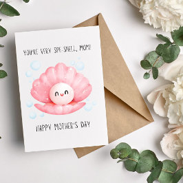 Tarjeta Festiva Personalizado Eres una Concha Especial, Día de la