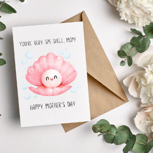 Tarjeta Festiva Personalizado Eres una Concha Especial, Día de la