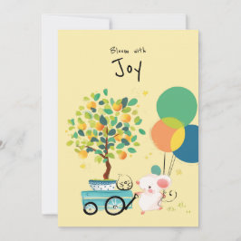 Tarjeta Festiva [Personalizado/ES] Feliz año nuevo con rata de rat