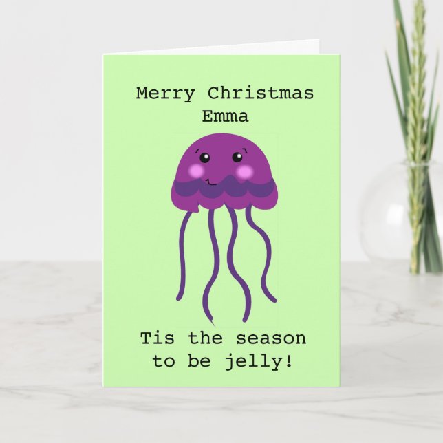 Tarjeta Festiva Personalizado Esta es la temporada para ser Navida (Anverso)