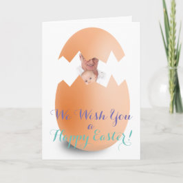 Tarjeta Festiva Personalizado Feliz Pascua Tender Pastel Colores