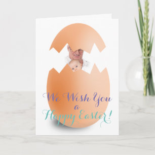 Tarjeta Festiva Personalizado Feliz Pascua Tender Pastel Colores