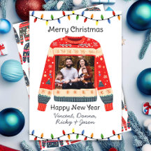 Personalizado Foto Navidades feos Sweater