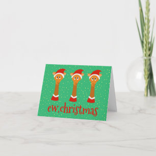 Tarjeta Festiva Personalizado Hizo que los nuevos Navidades se bur