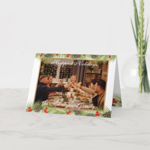 Tarjeta Festiva Personalizado Moda clásica moderna más feliz