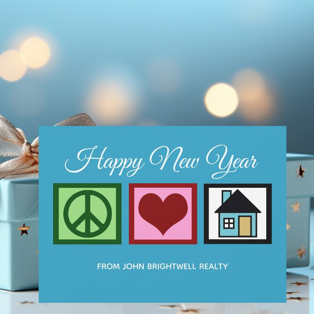 Tarjeta Festiva Personalizado Real Estate Company Feliz Año Nuevo  (Subido por el creador)