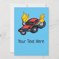Personalizado Su Auto De Encendido De Texto