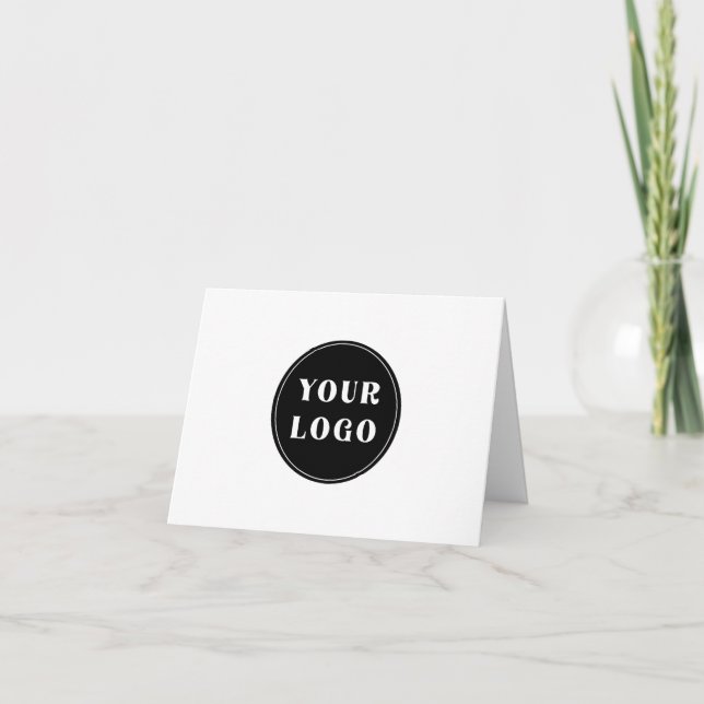 Tarjeta Festiva personalizado, único, elegante y minimalista (Anverso)