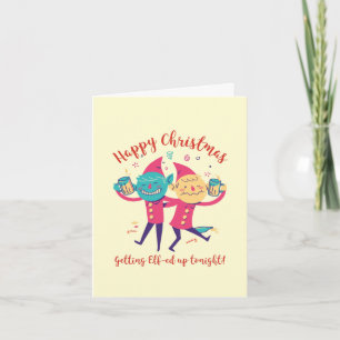 Tarjeta Festiva Personalizados contentos Navidades Navidades de El
