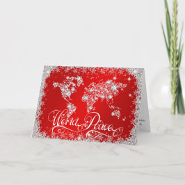 Tarjeta Festiva PERSONALIZADOS LOS Diamantes DE LA PAZ EN EL MUNDO