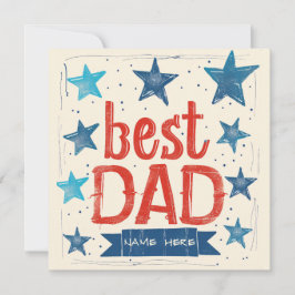 Tarjeta Festiva Personalizar al mejor papá