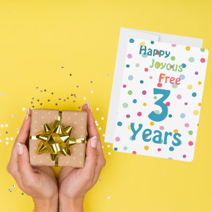 Tarjeta Festiva Personalizar hito - Feliz Alegre Libre 12 Pasos