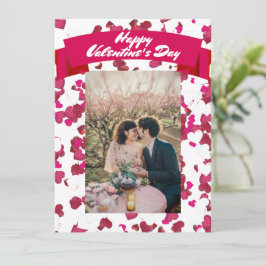 Tarjeta Festiva Personalizar la foto de cita de amor de San Valent